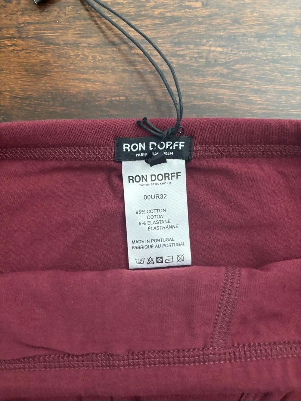 NWT Ron Dorff Y-Front Briefs Red Size Large